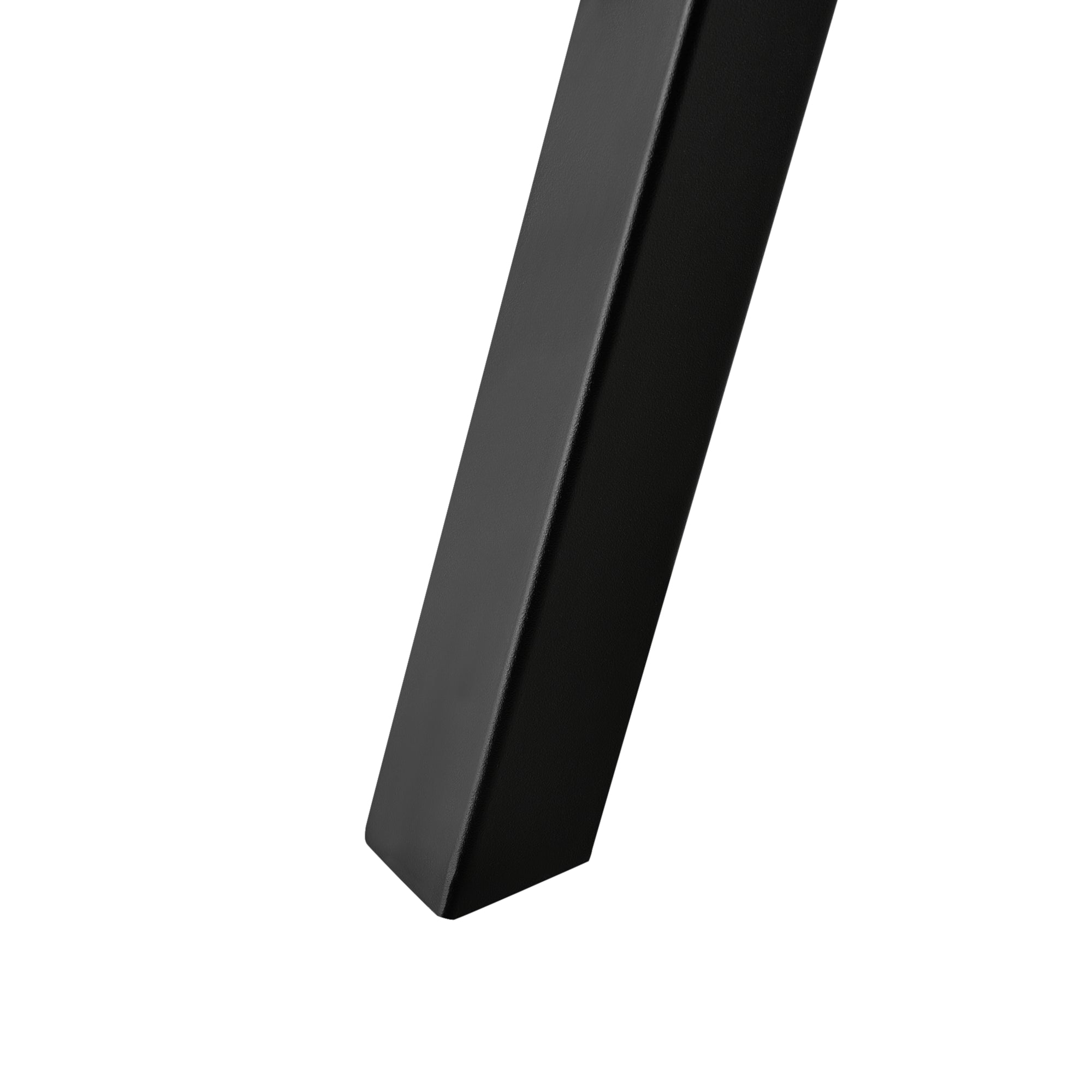 Set di 2 Gambe in Acciaio per Mobili Fai da Te - Altezza 72 cm - incl. Feltrini - Nero [en.casa]