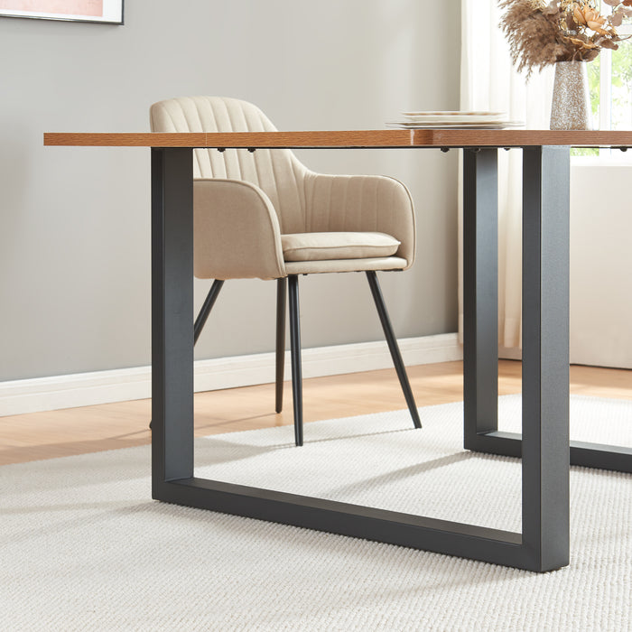 Set di 2 Gambe Rettangolari Makers per Mobili Fai da Te 72 x 90 cm Acciaio Nero [en.casa]