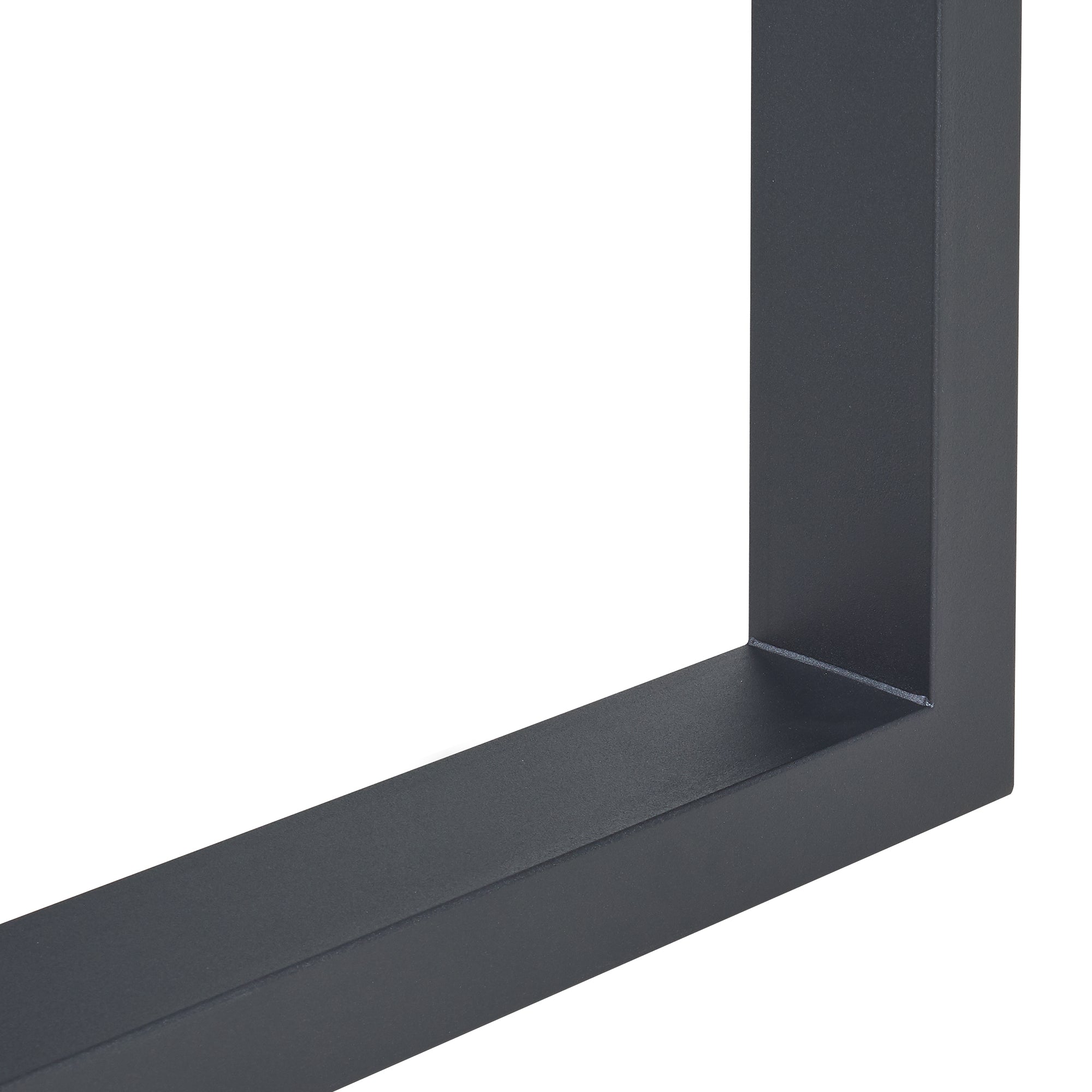 Set di 2 Gambe Rettangolari Makers per Mobili Fai da Te 40 x 64 cm Acciaio Nero [en.casa]