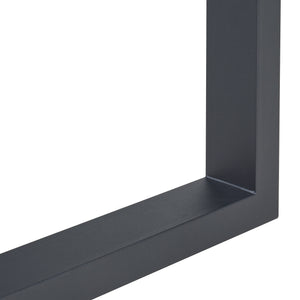 Set di 2 Gambe Rettangolari Makers per Mobili Fai da Te 40 x 64 cm Acciaio Nero [en.casa]