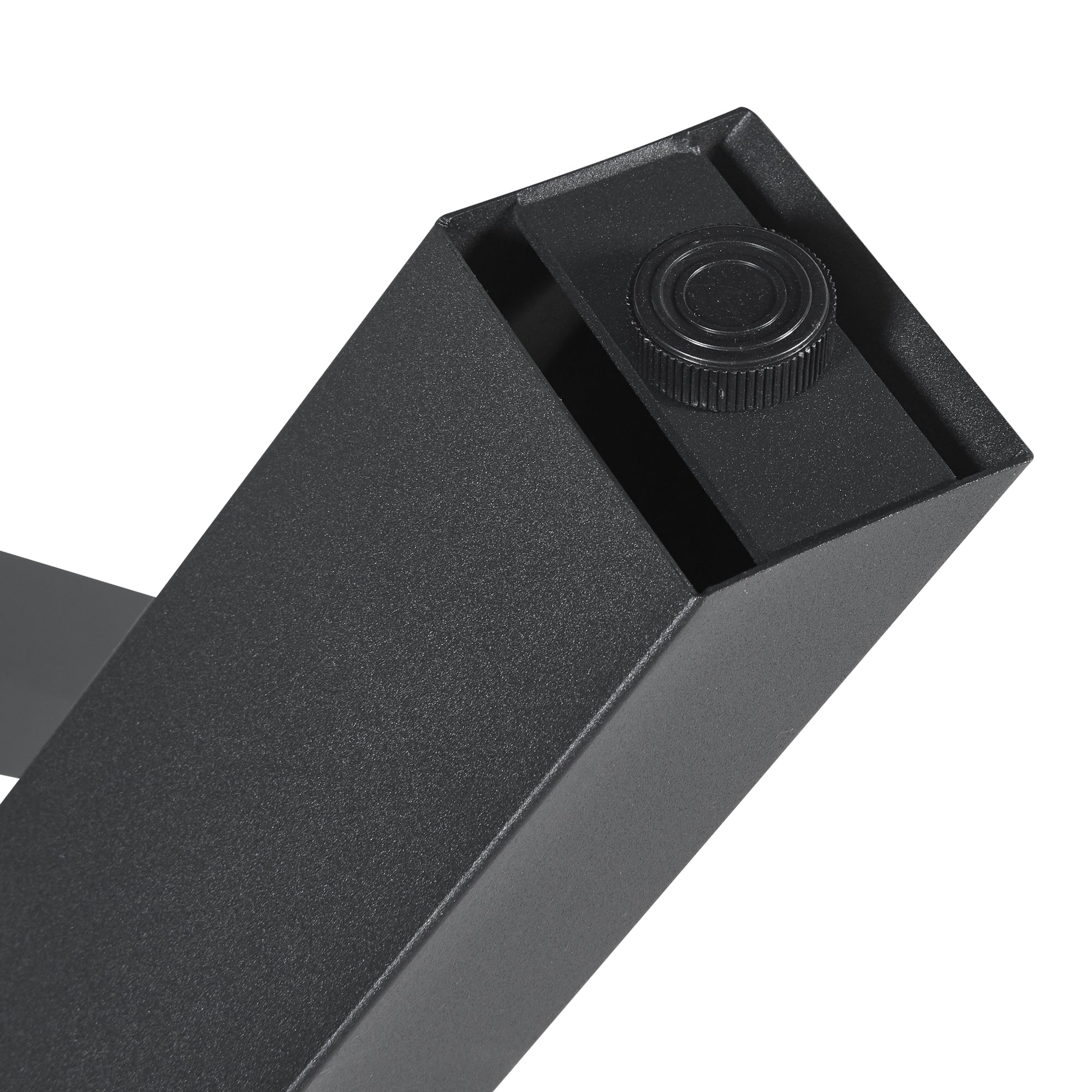 Set Greith di 2 Gambe a X per Mobili Fai da Te (AxL) 72 x 59 cm in Acciaio - Nero [en.casa]