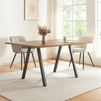 Set di 2 Gambe Heustreu per Mobili Fai da Te - Altezza 72 cm - Acciaio Nero [en.casa]