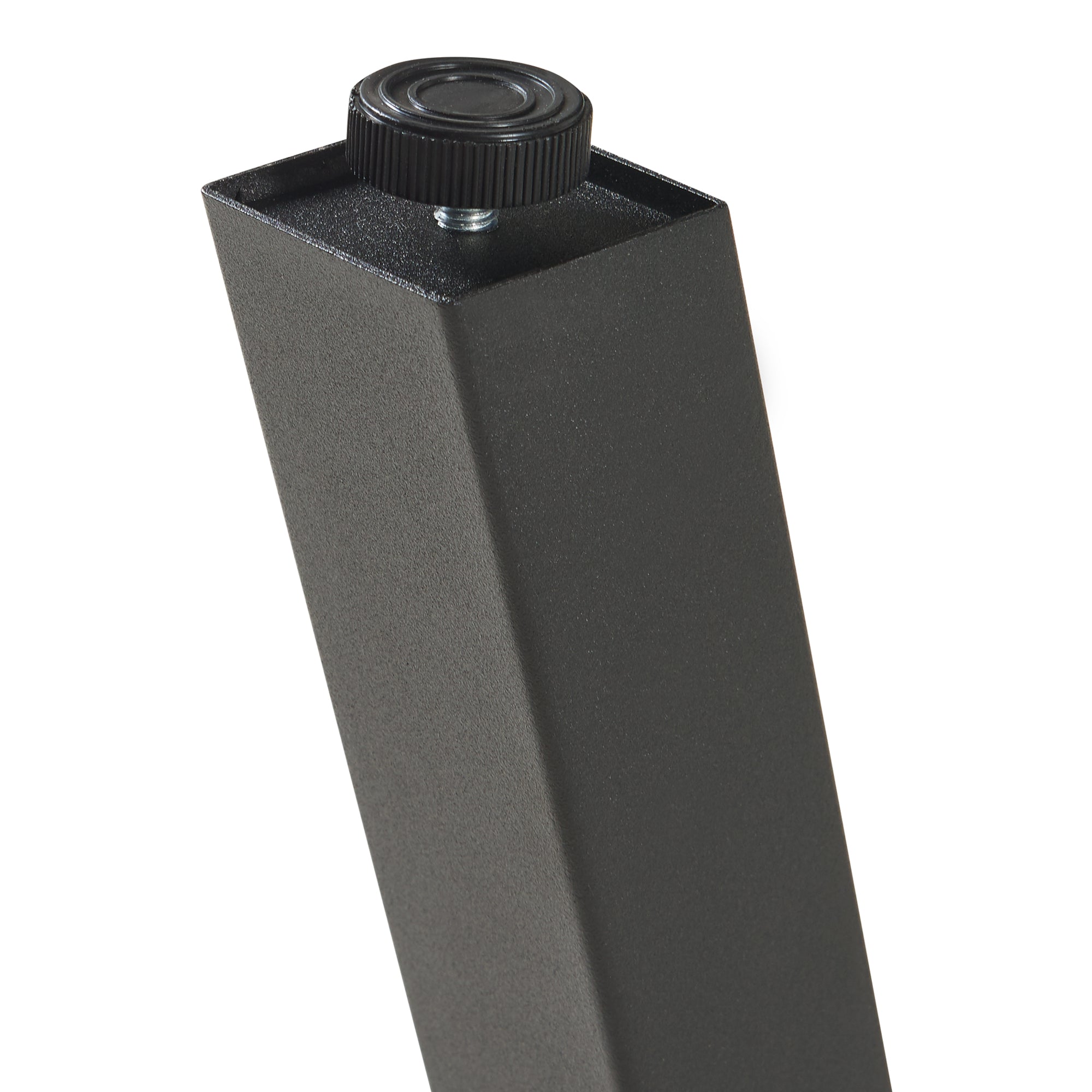 Set di 2 Gambe Heustreu per Mobili Fai da Te - Altezza 72 cm - Acciaio Nero [en.casa]