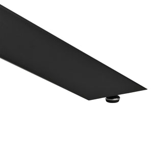Gamba Centrale 'Oberau' per Tavolo Fai da Te 120 x 68 x 71 cm Acciaio Nero [en.casa]