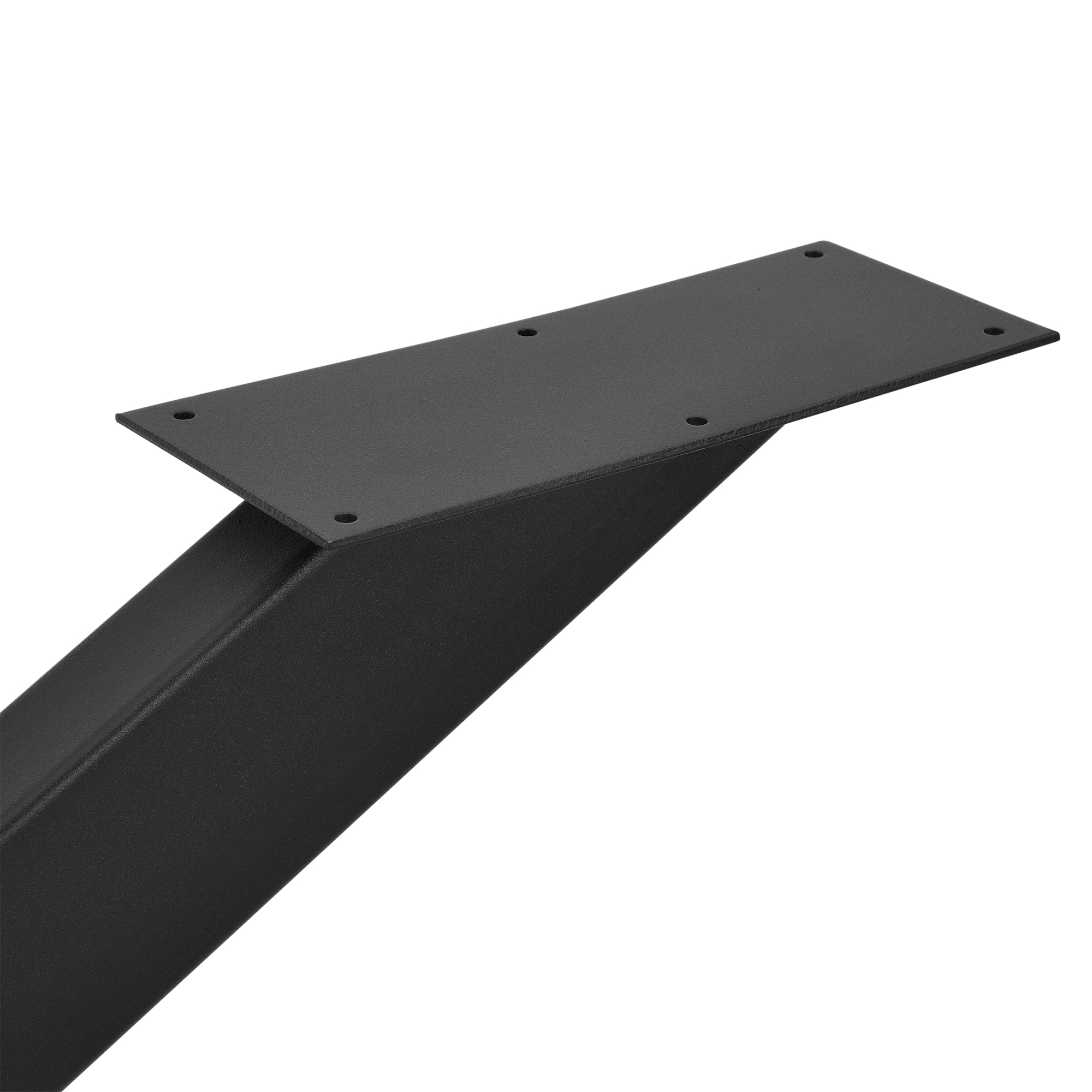 Gamba Centrale 'Oberau' per Tavolo Fai da Te 98 x 58 x 43 cm Acciaio Nero [en.casa]