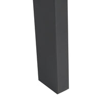 Set Kraftisried di 2 Gambe per Mobili 'Fai da Te' in Acciaio - Altezza 72 cm - Nero [en.casa]