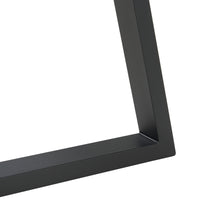 Set di 2 Gambe Trapezoidali Lyngby per Mobili Fai da Te - Altezza 72 cm - Acciaio Nero [en.casa]