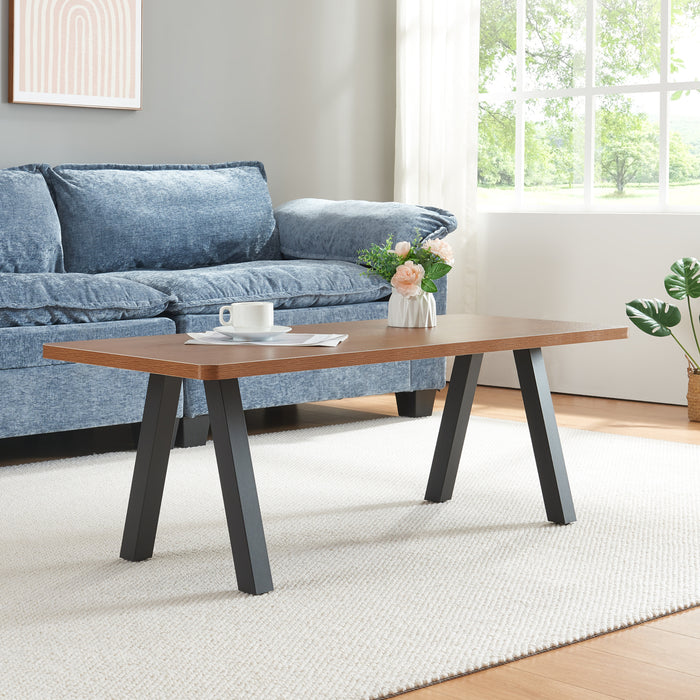 Set di 2 Gambe Mariager per Mobili 'Fai da Te' - Altezza 42 cm - Acciaio Nero [en.casa]