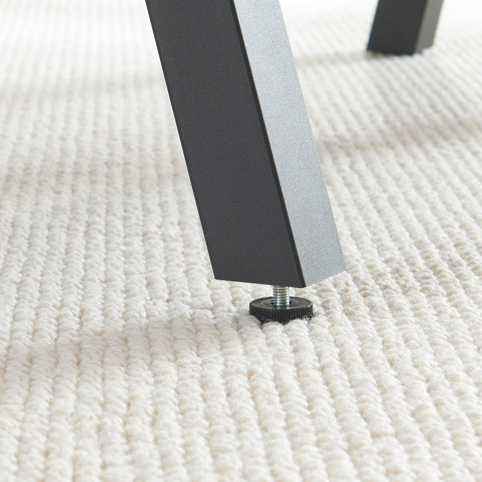 Set di 2 Gambe Mariager per Mobili 'Fai da Te' - Altezza 42 cm - Acciaio Nero [en.casa]