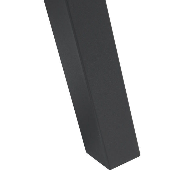 Set di 2 Gambe Mariager per Mobili 'Fai da Te' - Altezza 42 cm - Acciaio Nero [en.casa]