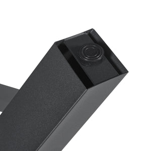 Set di 2 Gambe a Forma di X Maribo per Mobili 'Fai da Te' - Altezza 72 cm - Acciaio Nero [en.casa]