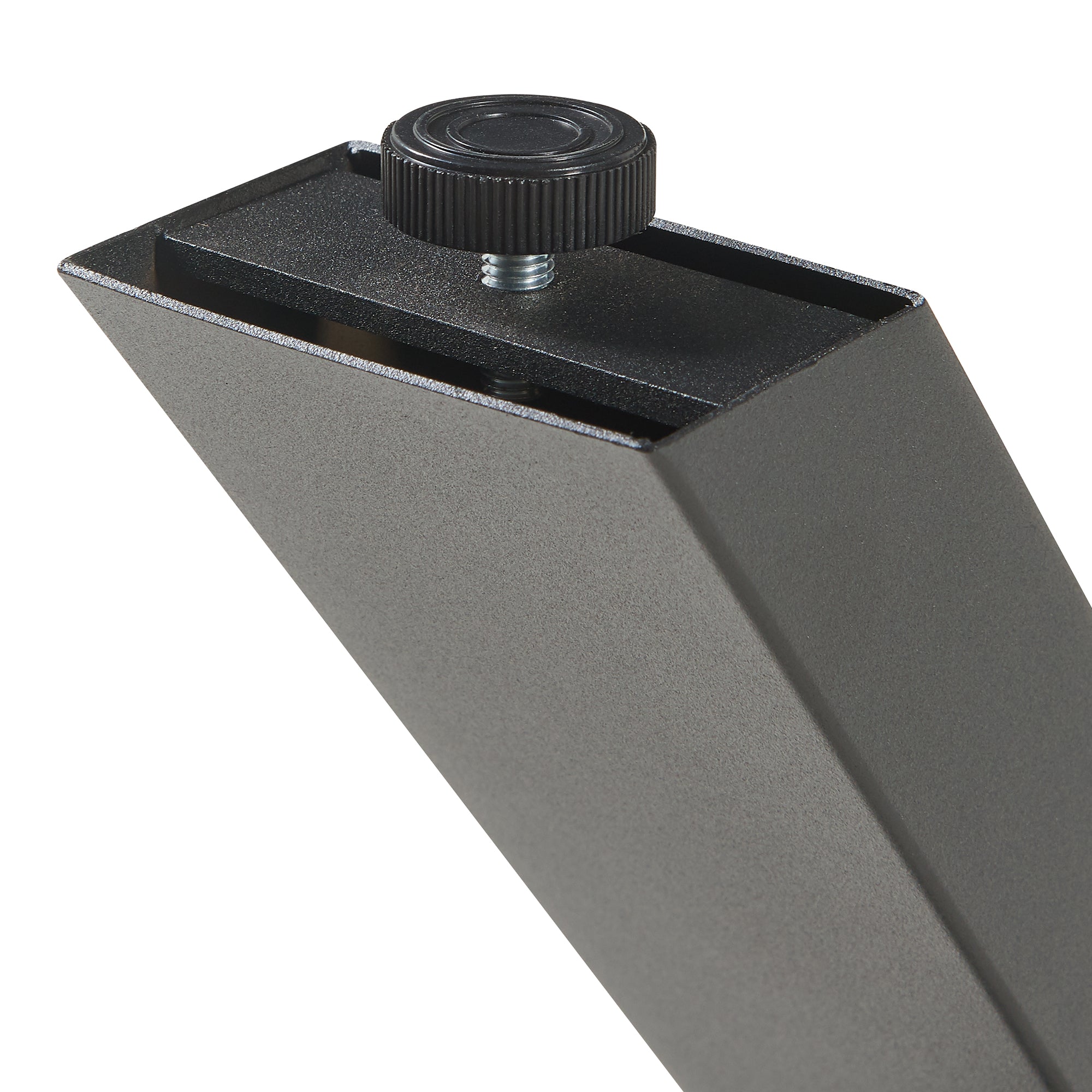 Set di 2 Gambe a Forma di X Maribo per Mobili 'Fai da Te' - Altezza 42 cm - Acciaio Nero [en.casa]