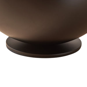 Lampada da Tavolo Lukkodso in Metallo Lampada Semisferica da Comodino Ø20 x 20 cm - Nero lux.pro