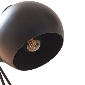 Lampada da Tavolo Scrivania Oldibro in Metallo con Paralume Semisferico 45 x 28 x 15 cm - Nero lux.pro