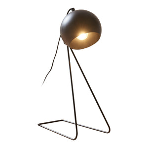 Lampada da Tavolo Scrivania Oldibro in Metallo con Paralume Semisferico 45 x 28 x 15 cm - Nero lux.pro