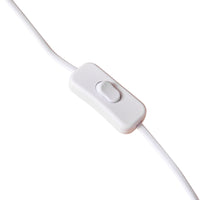 Lampada da Tavolo Scrivania Oldibro in Metallo con Paralume Semisferico 45 x 28 x 15 cm - Bianco lux.pro