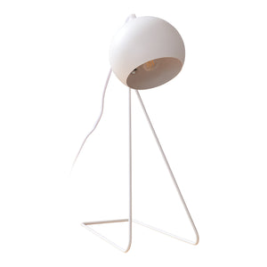 Lampada da Tavolo Scrivania Oldibro in Metallo con Paralume Semisferico 45 x 28 x 15 cm - Bianco lux.pro