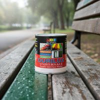 Durilux smalto sintetico marino lucido per legno e ferro bosco 524 ral 6005 *** formato 0,375 l, confezione 1