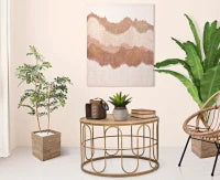 Tavolo Da Caffe' Samui cm Ø 80X50