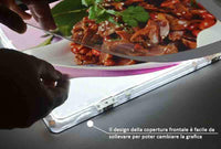 Vetrina ALL INCLUSIVE LED 12 tasche bifacciali A4 orizzontale