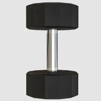 Manubrio impugnatura antiscivolo, fitness, sport a casa, 15kg, nero