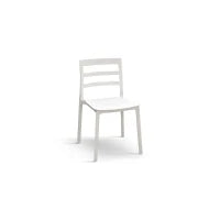 PAZZO DESIGN Sedia Luca set da 4 sedie bianco in Polipropilene