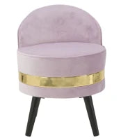 Sedia Mini Paris Rosa Cm Ø 45X62