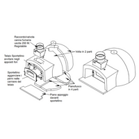 Forno legna tradizionale cottura diretta per pizze gusto 80 capienza 2/3 pizze