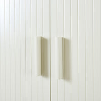 Armadietto sopra Gabinetto Ferrersp Sovrastruttura WC160x63x20 cm Effetto Rovere / Legno di Pino / Color Avena [en.casa]