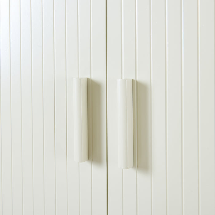 Armadietto sopra Gabinetto Ferrersp Sovrastruttura WC160x63x20 cm Effetto Rovere / Legno di Pino / Color Avena [en.casa]