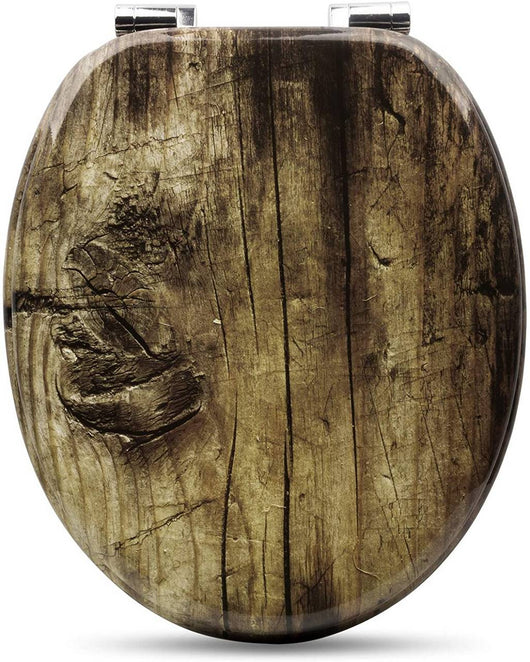 Sedile WC con coperchio a chiusura ammortizzata di alta qualità Anima in legno MDF con cerniera a chiusura ammortizzata modello 19_0000708