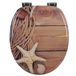 Sedile WC in MDF con meccanismo di abbassamento automatico marittimo 19_0000692