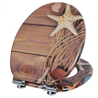 Sedile WC in MDF con meccanismo di abbassamento automatico marittimo 19_0000692