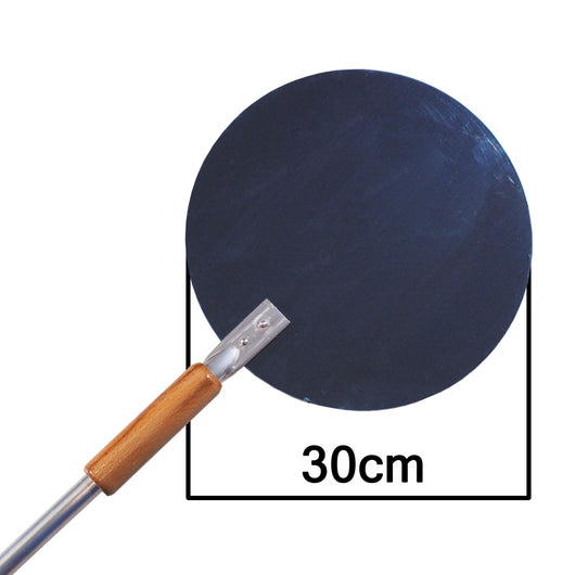 PALA TONDA PER PIZZA FORNO A LEGNA DIAMETRO 30cm CON MANICO LEGNO