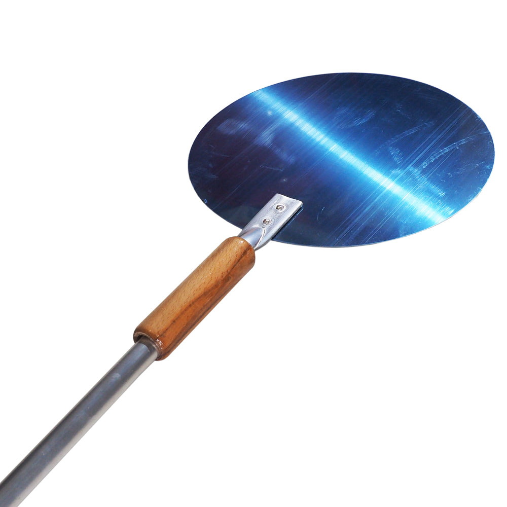 PALA TONDA PER PIZZA FORNO A LEGNA DIAMETRO 30cm CON MANICO LEGNO