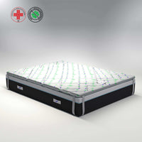 Topper king size antivirale 180x200cm; Memory foam alto 5 cm; lavabile; Fibra super soft; Stop ai batteri; detraibile