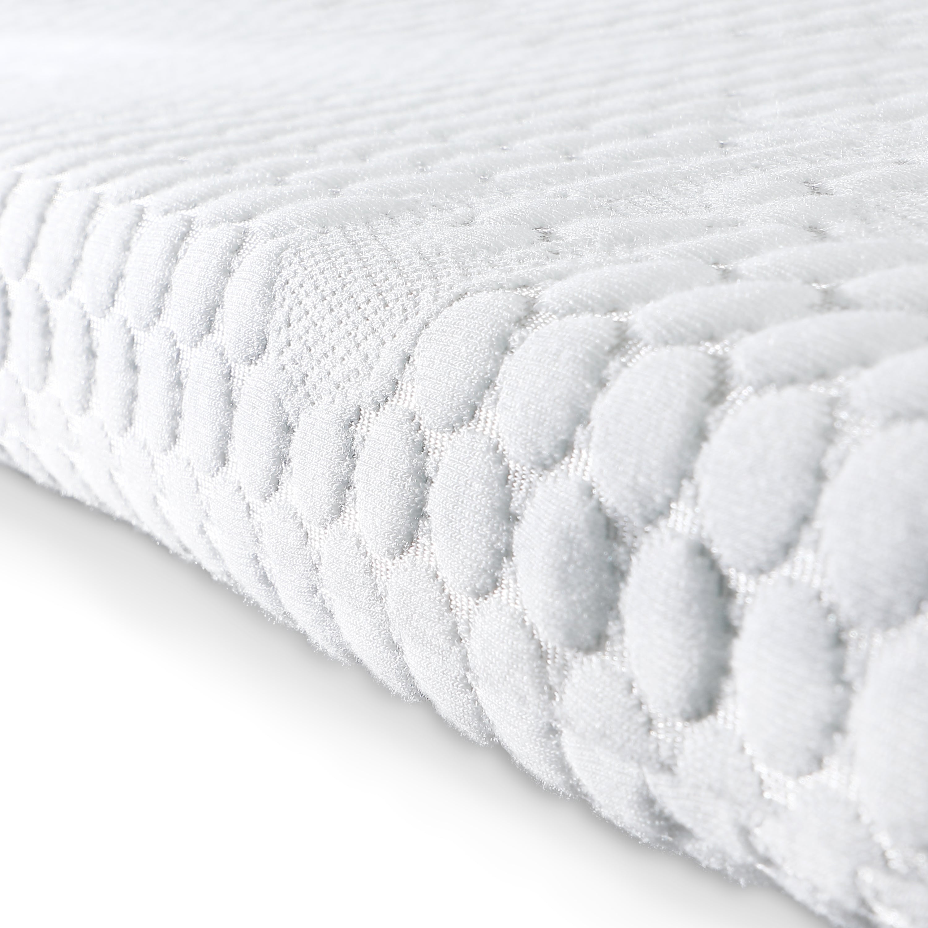 The White Stone Topper Memory Foam 90 x 220 | Correttore Materasso 6 cm | Coprimaterasso con Rivestimento Sfoderabile Antibatterico e Antimicotico