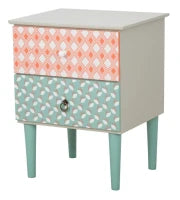 Comodino Auntdeco Cm 43.5X38X55.5