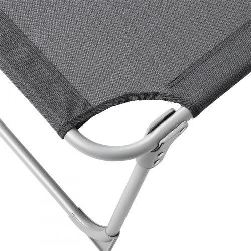 Lettino prendisole modello grande cm 200 portata 150 kg con schienale poggiatesta e ombrellone reclinabile pieghevole per giardino antracite 12_0001107