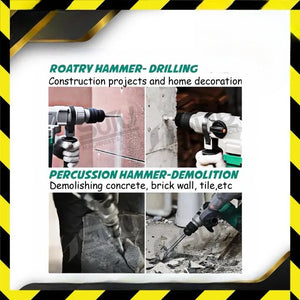 Trapano Scalpellatore Martello Demolitore Perforatore rotativo 1500W PHD0001