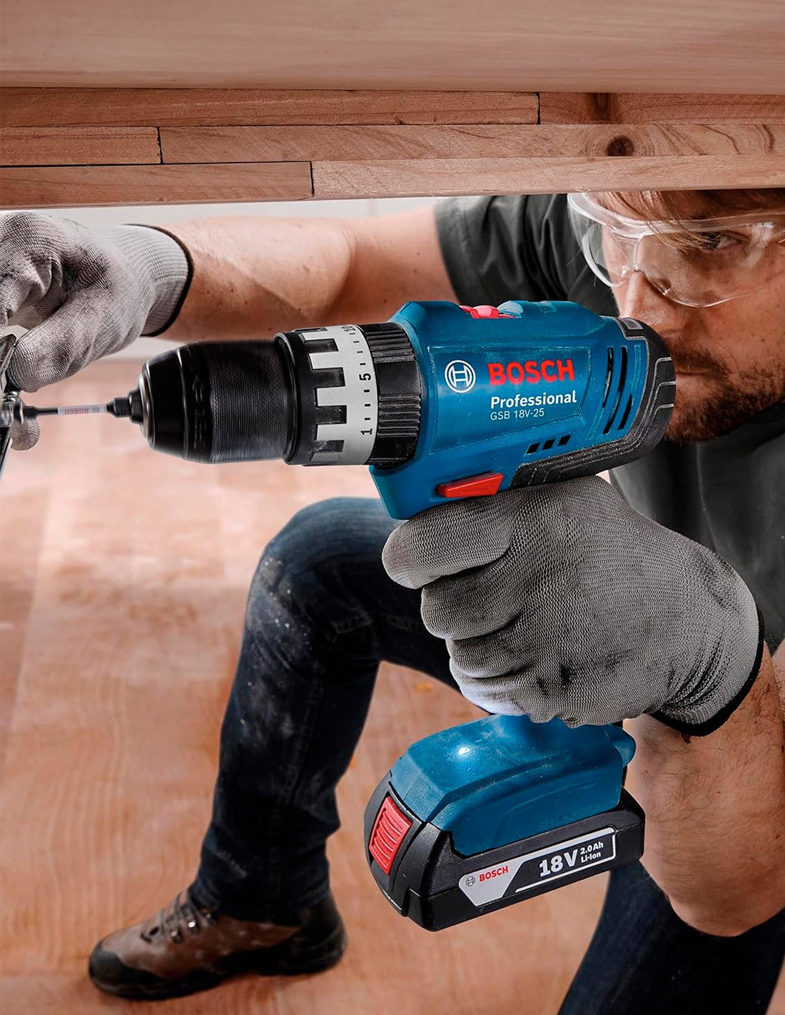 Trapano a Percussione BOSCH GSB 18V-25 (Solo corpo)
