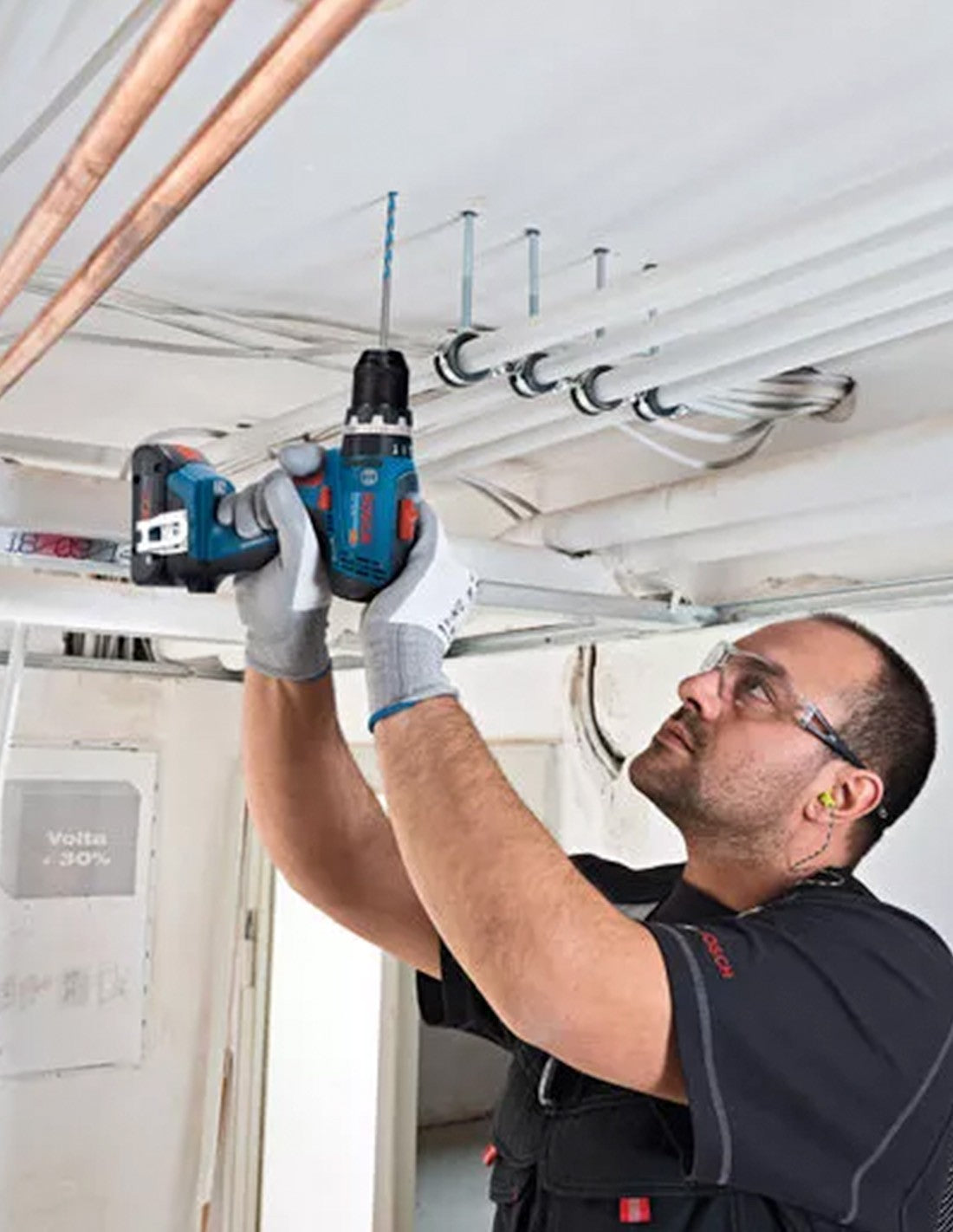 Trapano a Percussione BOSCH GSB 18V-65 (Solo corpo + L-Boxx 136)