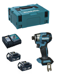 Trapano a Percussione MAKITA DTD173RTJ (2 x 5,0 Ah + DC18RC + MAKPAC 2)
