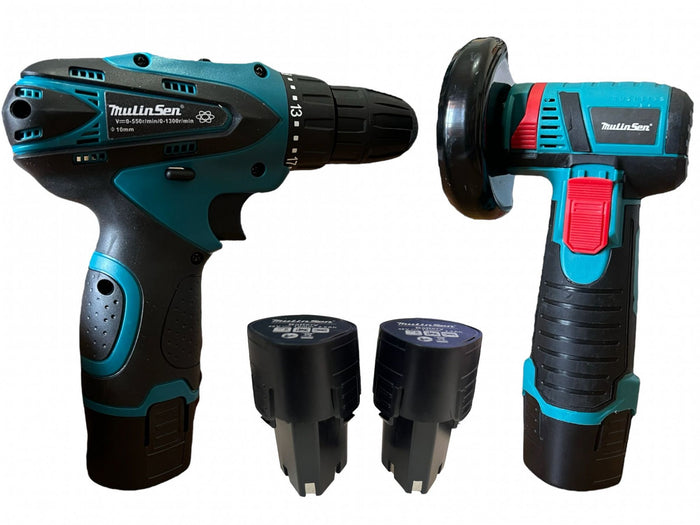 Trapano avvitatore + mini smerigliatrice flex 76mm 48V MLS2010
