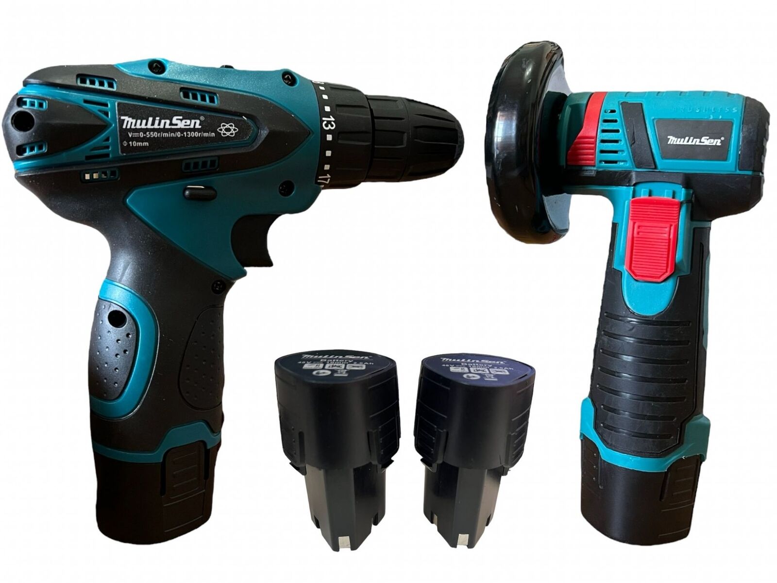 Trapano avvitatore + mini smerigliatrice flex 76mm 48V MLS2010