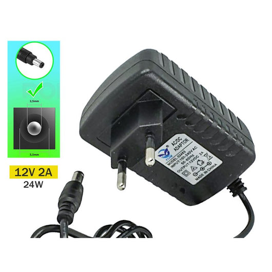 Trasformatore Alimentatore 24W CV 12V 2A Con Spina UE da Presa Casa AC220V a DC 12V 2A