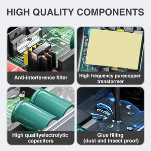 Trasformatore Alimentatore LED 200W DC 12V AC 220-240V IP20