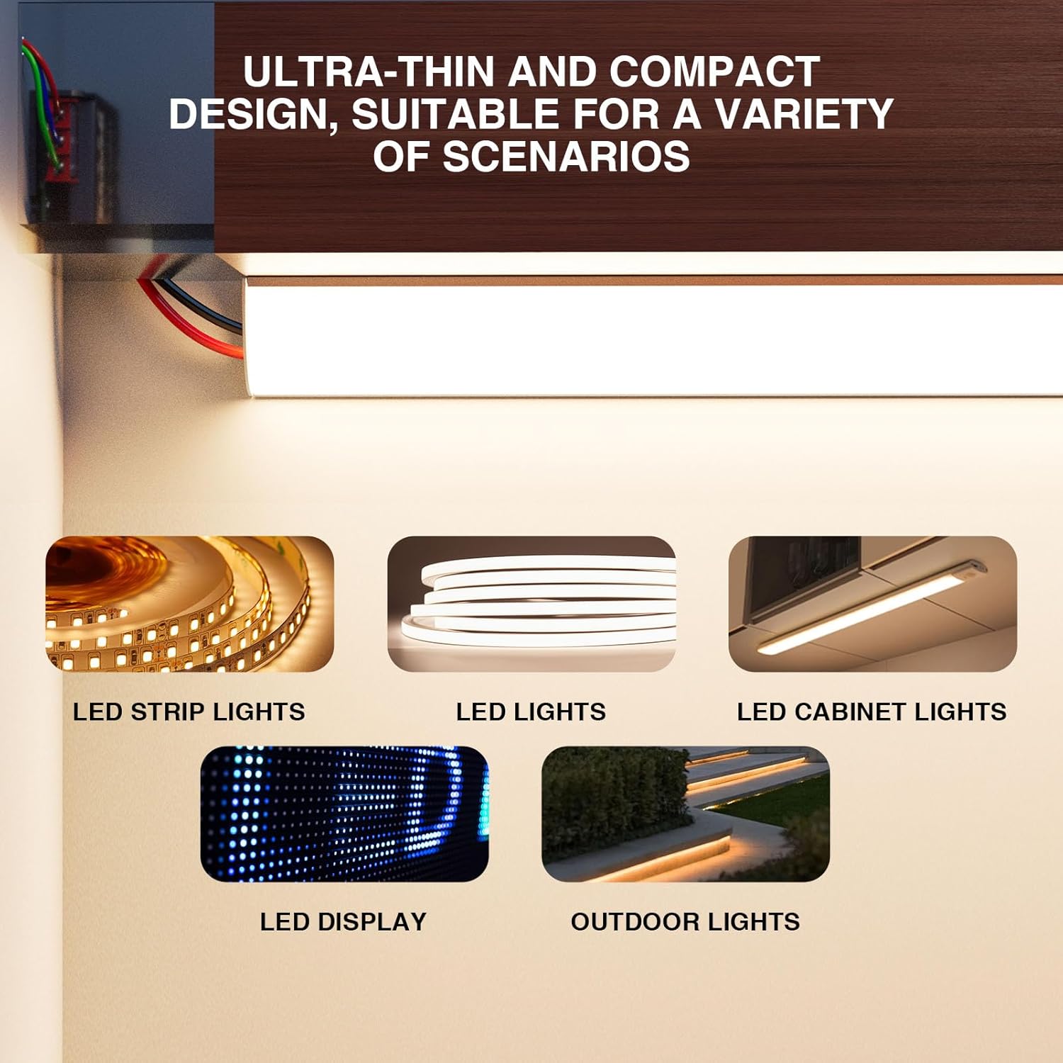 Trasformatore Alimentatore LED 200W DC 24V AC 220-240V IP20