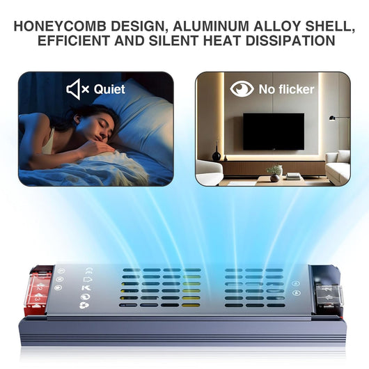 Trasformatore Alimentatore LED 300W DC 24V AC 220-240V IP20