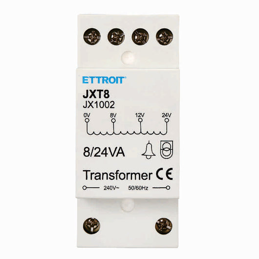 Trasformatore Per Citofono Da 220V a 8/12/24V Per Guida DIN Standard - Input 220-240V